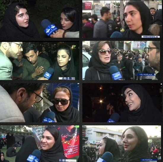 بازگشت کم حجاب‌ها به تلویزیون در ایام سوگواری!