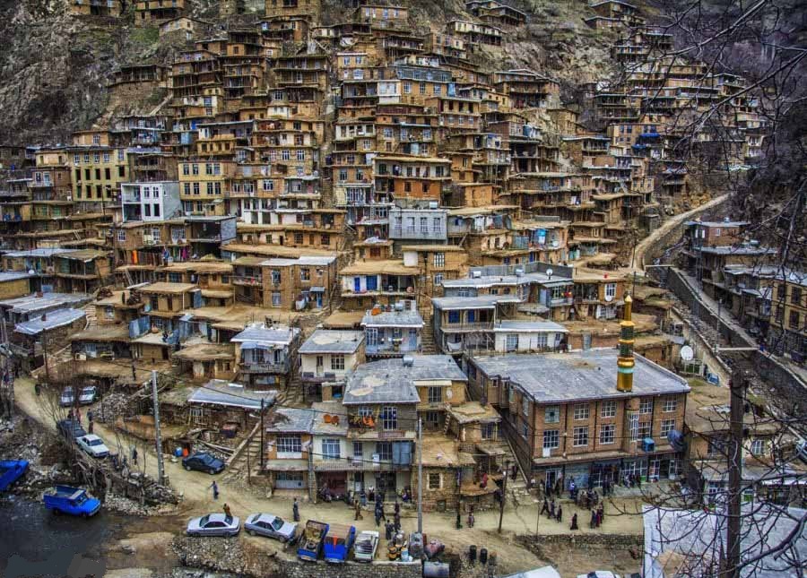 تصویر زیبا از روستای تنگیسر کردستان