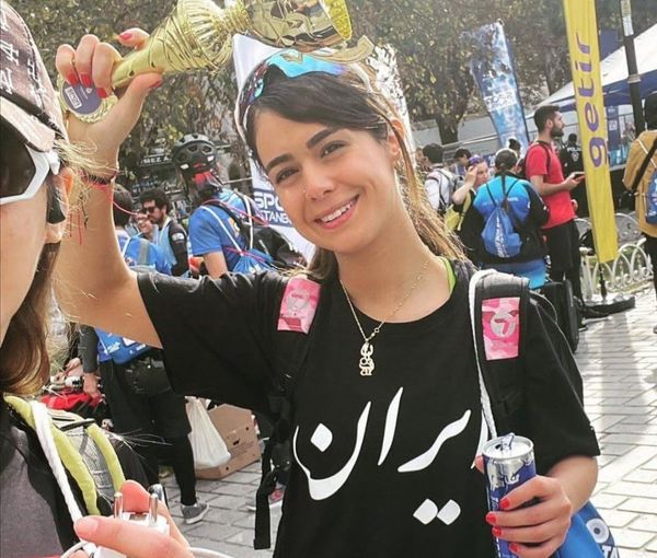 عکس/ کشف حجاب دومین زن ورزشکار ایرانی