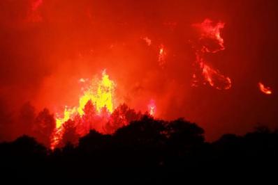 آتش‌سوزی جنگلی در جنوب فرانسه