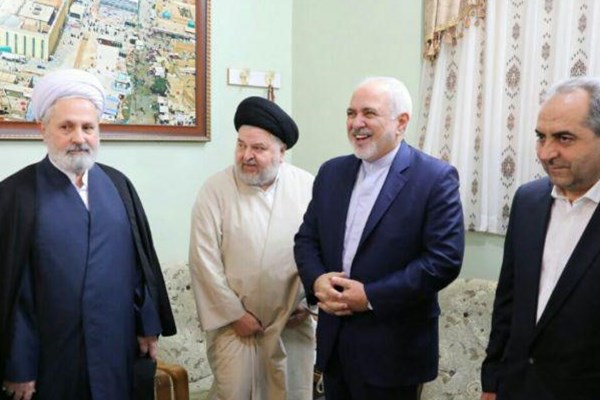 دیدار ظریف با نماینده آیت‌الله سیستانی در قم
