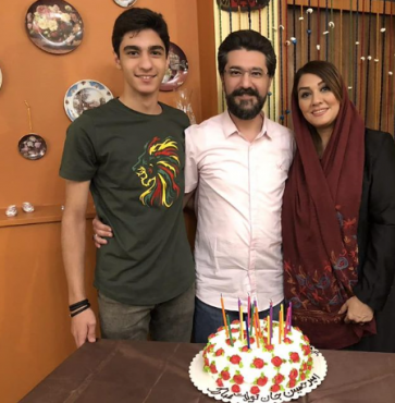 جشن تولد «امیرحسین مدرس» با حضور همسرش| عکس