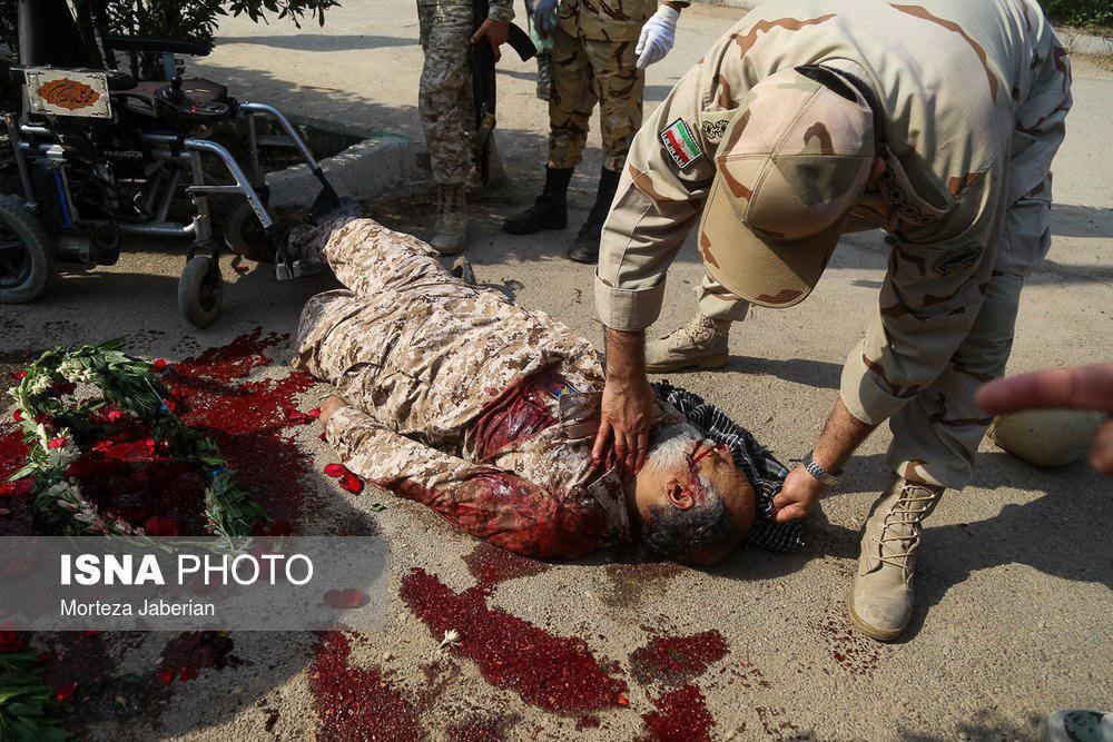 شهادت جانباز ۷۵ درصدجنگ تحمیلی در حمله تروریستی صبح امروز اهواز