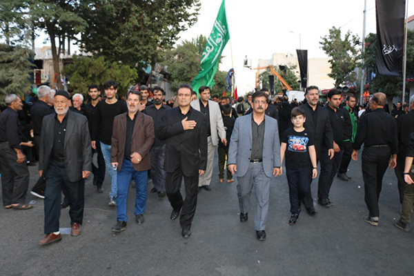 حضور مدیرعامل بانک ملت در مراسم یوم العباس زنجان