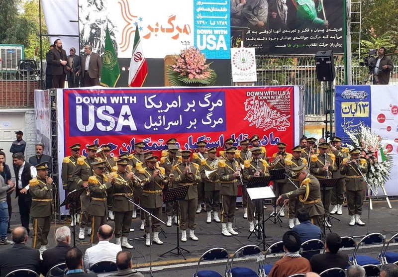 مراسم راهپیمایی 13 آبان روز ملی مبـارزه با اسـتکبار/ طنین‌انداز شدن فرياد مرگ بر آمریکا در کشور
