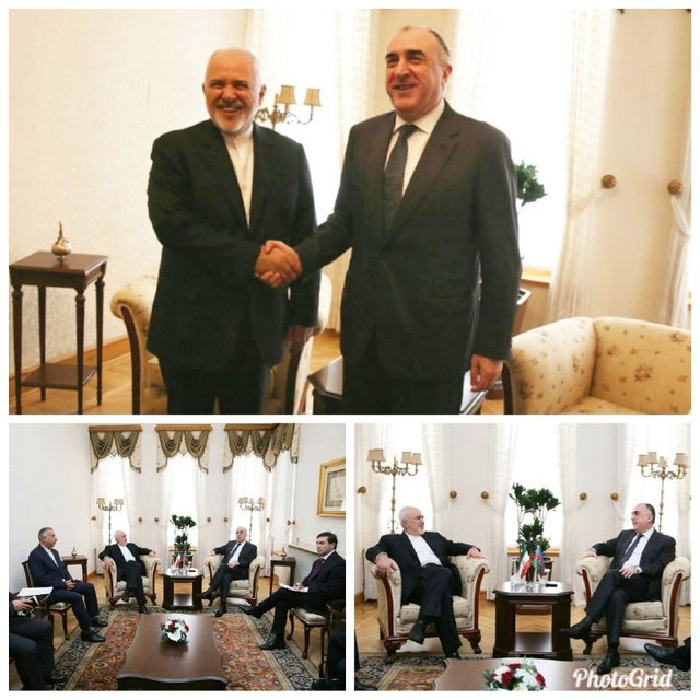 رایزنی ظریف با همتای آذربایجانی اش