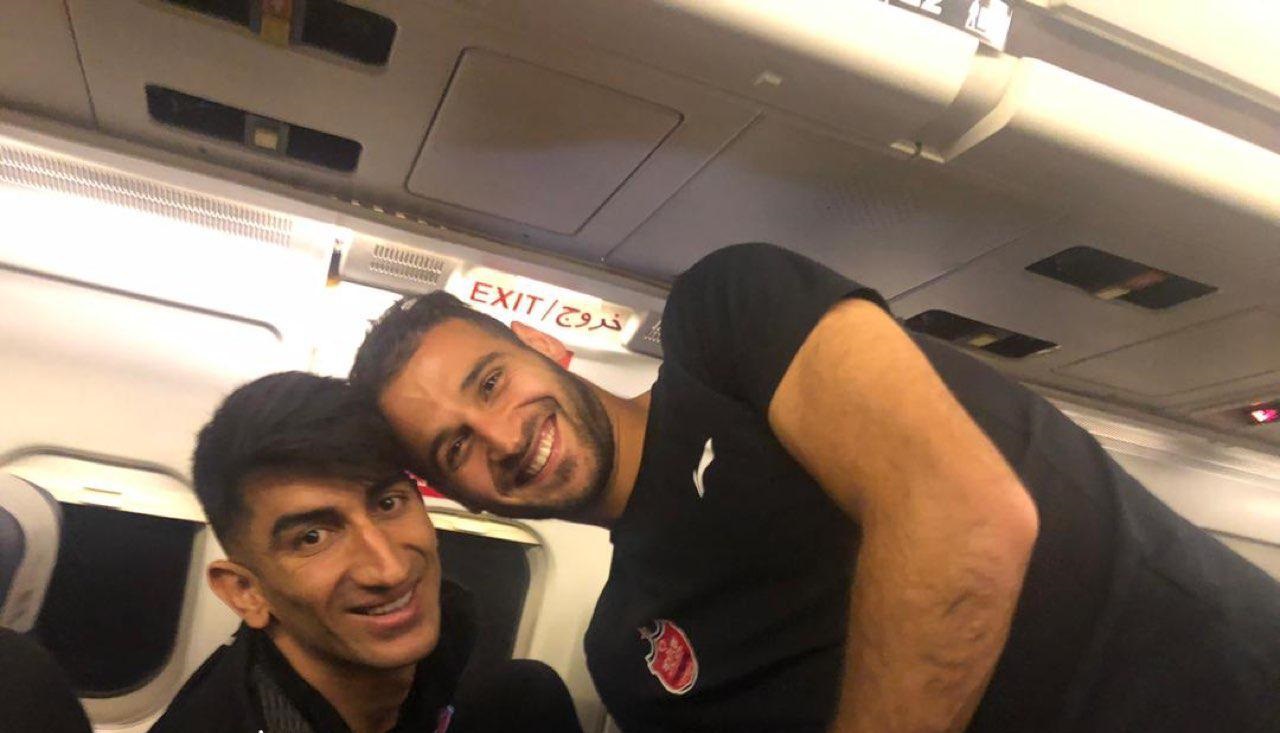 آشتی کنان 2 پرسپولیس بعد از درگیری در تبریز+عکس