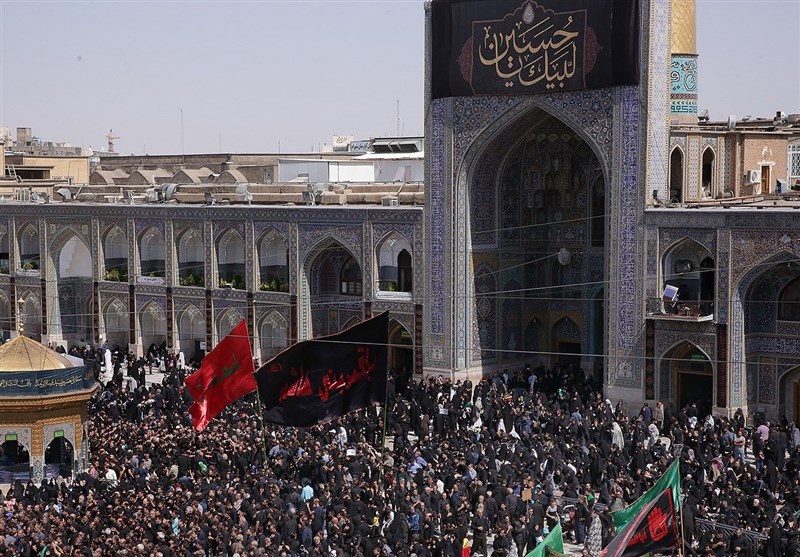 ظهر عاشورایی بارگاه منور امام هشتم(ع) + تصاویر