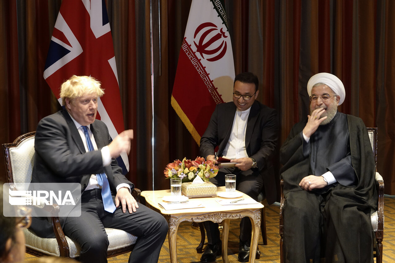 عکس/ خنده‌های روحانی با نخست وزیر انگلیس