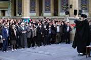 دیدار جمعی از مداحان و شاعران اهل‌ بیت‌ با رهبر انقلاب