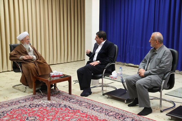 مخبر با مراجع تقلید دیدار و گفتگو کرد